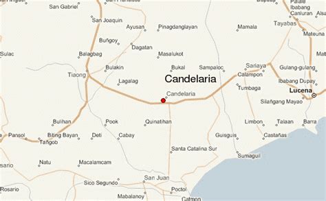 candelaria quezon map|Detailed Road Map of Candelaria .